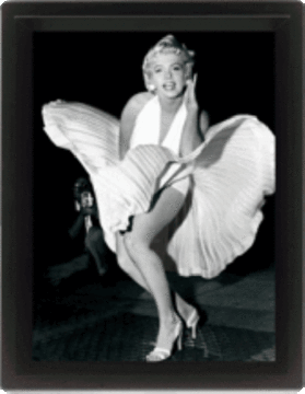 Marilyn Monroe - Framed 3D Lenticular
