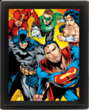DC Comics - Framed 3D Lenticular