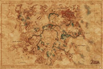Zelda - Hyrule World Map