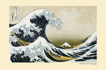 Hokusai - Great Wave Of Kanagawa (Border)